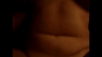 Tits jiggle on a white trash slut