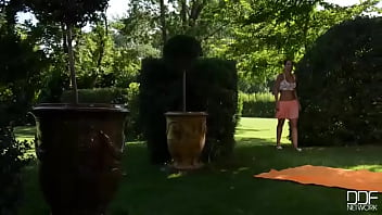 Cleavage with a smile