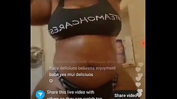 Female cleaning herself