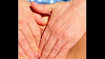 Hotwife stimulates and fingers then opens her pussy