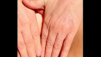 Hotwife stimulates and fingers then opens her pussy