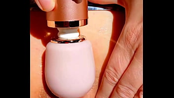 Hotwife stimulates and fingers then opens her pussy