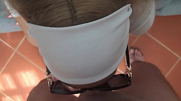 Preview blonde milf pov blowjob and swallow with sunglasses