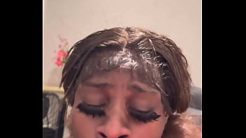 Breezy deep throat and cumshot Breezy deep throat and cumshot