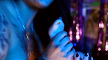 Pussy gape with fisting & foot fuck