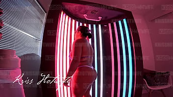 Fazendo marca de bronzeado making a tan mark