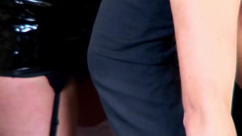 Kit lee kat lee and valerie pearl have gathered the guests for a gang bang