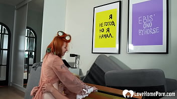 Milf with tattoos loves to ride and suck my cock