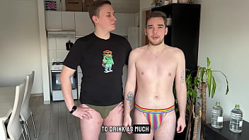 Gay water challenge with my boyfriend gone wild