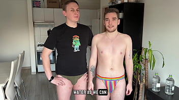 Gay water challenge with my boyfriend gone wild