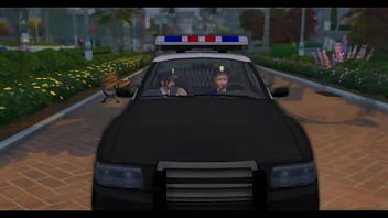 Dirty cop fucks his new partner