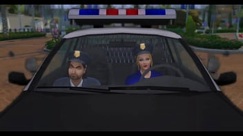 Dirty cop fucks his new partner