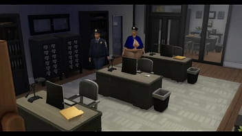 Dirty cop fucks his new partner