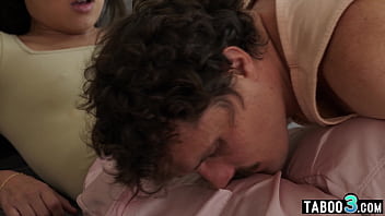 Petite asian babe satisfying a sick dudes perv wishes