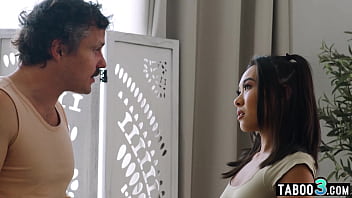 Petite asian babe satisfying a sick dudes perv wishes