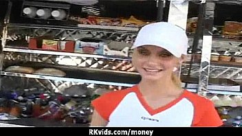 Sexy wild chick gets paid to fuck 15