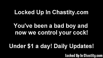 You have to stay locked in chastity forever