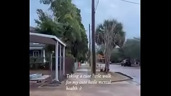 Taking a cute little walk for my cute little mental health