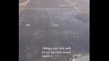 Taking a cute little walk for my cute little mental health