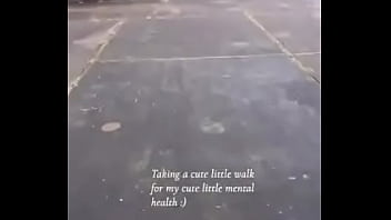 Taking a cute little walk for my cute little mental health