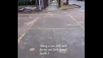 Taking a cute little walk for my cute little mental health