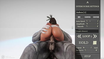 Big ass milf gets pounded by rhino mans big cock