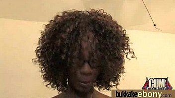 Hot ebony gangbang fun interracial 8