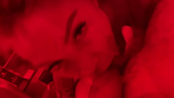 Monika fox sloppy blowjob & fisting in red room