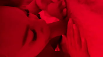 Monika fox sloppy blowjob & fisting in red room