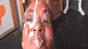 Black Babe Taking Facials thumbnail