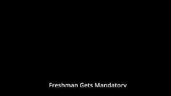 Freshman gets mandatory hitachi orgasm from boyfriend sheila daniels