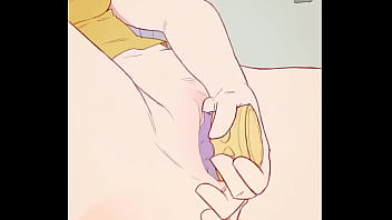 Мисато дрочит игрушками