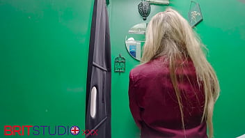 Teen student sucks cock