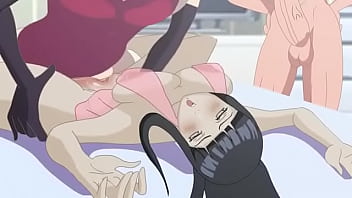 Hinata la zorra oculta de la hoja