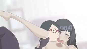 Hinata la zorra oculta de la hoja