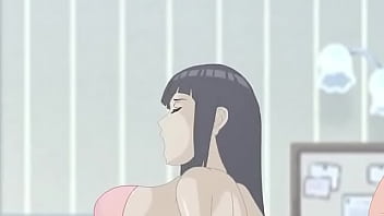 Hinata la zorra oculta de la hoja