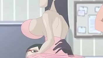 Hinata la zorra oculta de la hoja