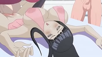 Hinata la zorra oculta de la hoja