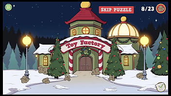 Claus' secret surprise xmas hentai game ep 2 christmas factory making sextoy now