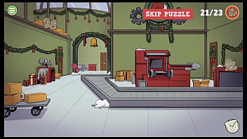 Claus' secret surprise xmas hentai game ep 2 christmas factory making sextoy now