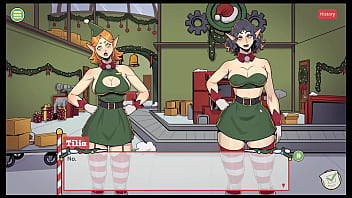 Claus' secret surprise xmas hentai game ep 2 christmas factory making sextoy now