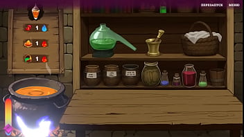 He fucked the sorceress to impregnate her hentai game anime animation