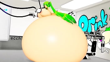 Cow girl hottie big milk expansion