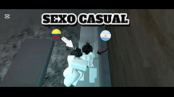Cogiendo en roblox