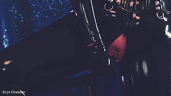 Latex milf with natural big tits and huge ass arya grander