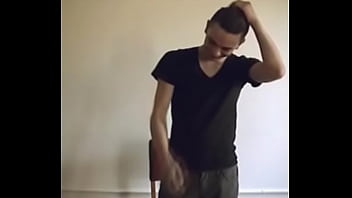 Guy strips for camera