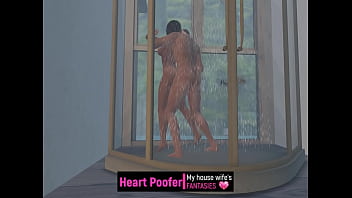 En la ducha en medio de latormenta