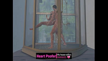 En la ducha en medio de latormenta