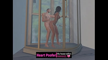 En la ducha en medio de latormenta