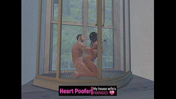 En la ducha en medio de latormenta